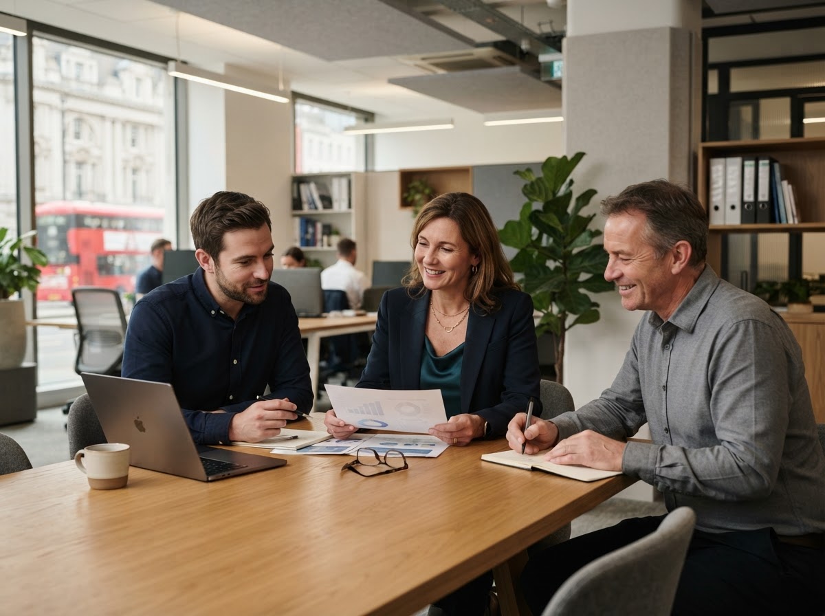 Capital Anlode analyst reviewing AI-generated investment data